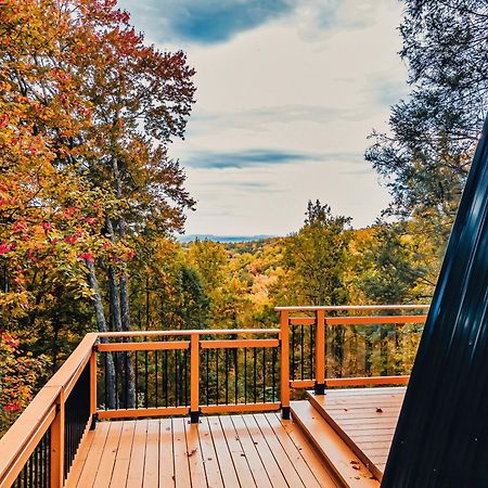 Secluded Mtn View New! 10 Mins To Gatlinburg Or Park Villa Luaran gambar