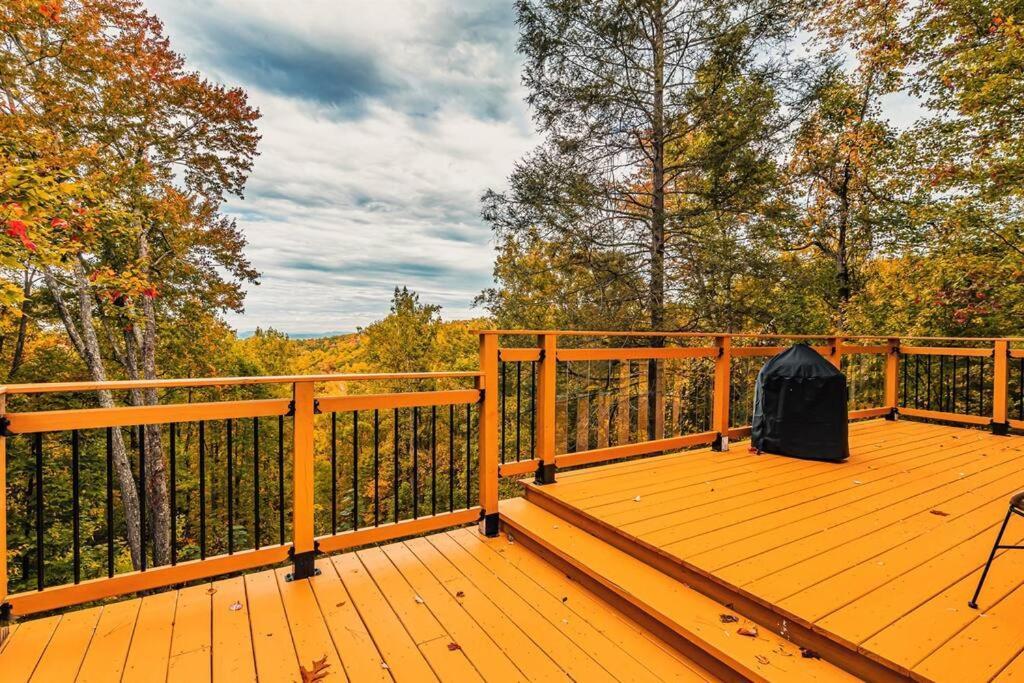 Secluded Mtn View New! 10 Mins To Gatlinburg Or Park Villa Luaran gambar