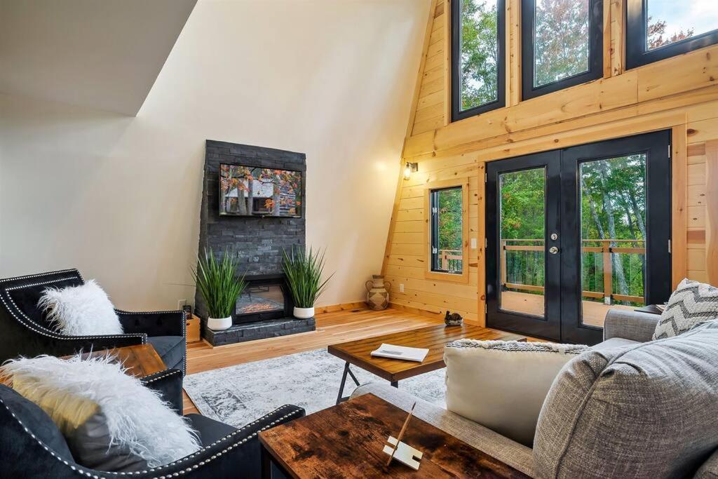 Secluded Mtn View New! 10 Mins To Gatlinburg Or Park Villa Luaran gambar